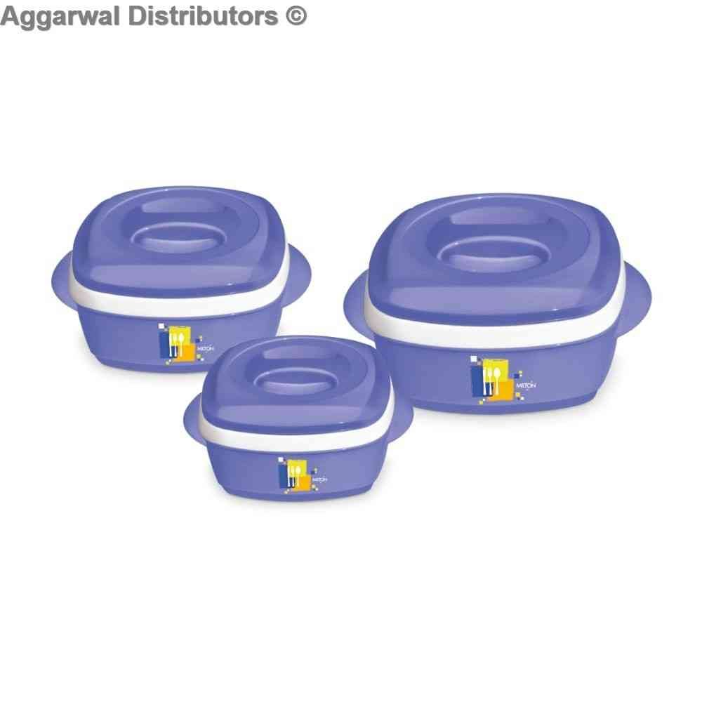 Milton Orchid JR. Set (.45/.85/1.5) Ltrs Gift Set Pack of 3 Thermoware Casserole  Set (450 ml) Online Discounted Price BOIP